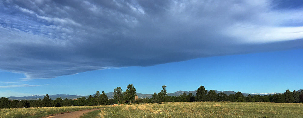 Field and Sky in Broomfield Colorado